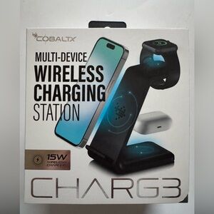 Multi-Device Wireless Charging Station Wireless Charge Cobaltx